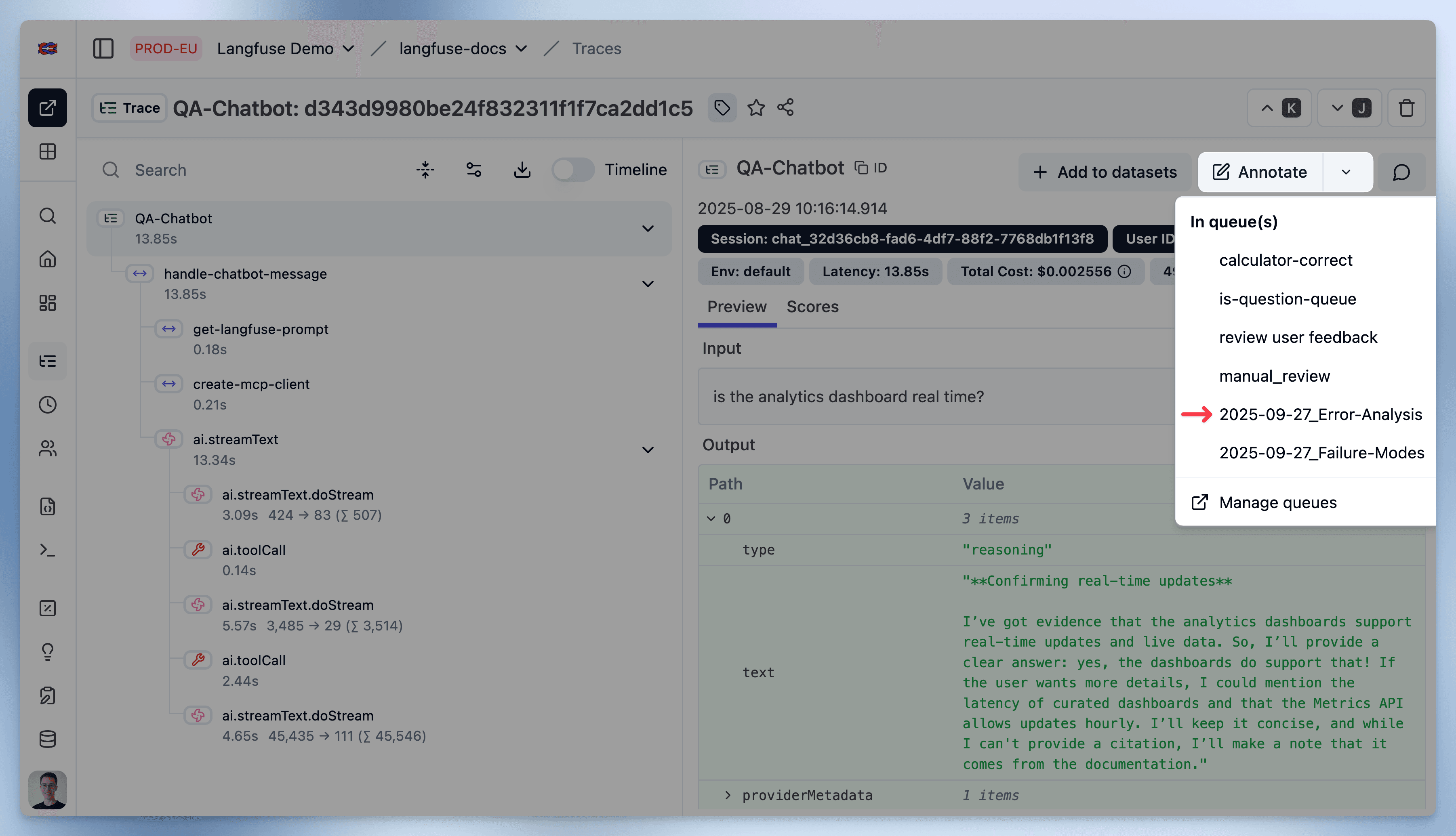 Add to Annotation
Queue
